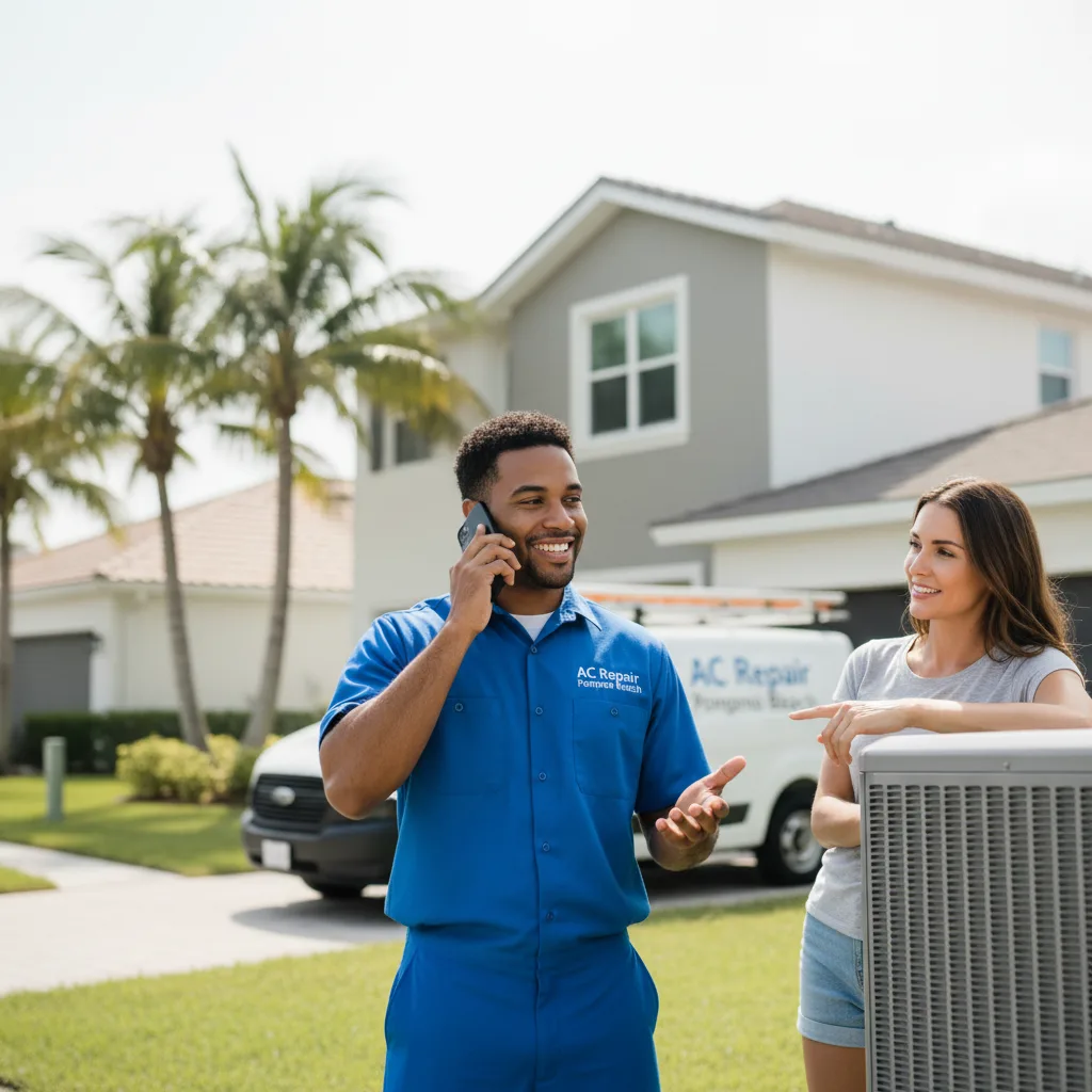 AC Repair Pompano Beach customer support in New Town